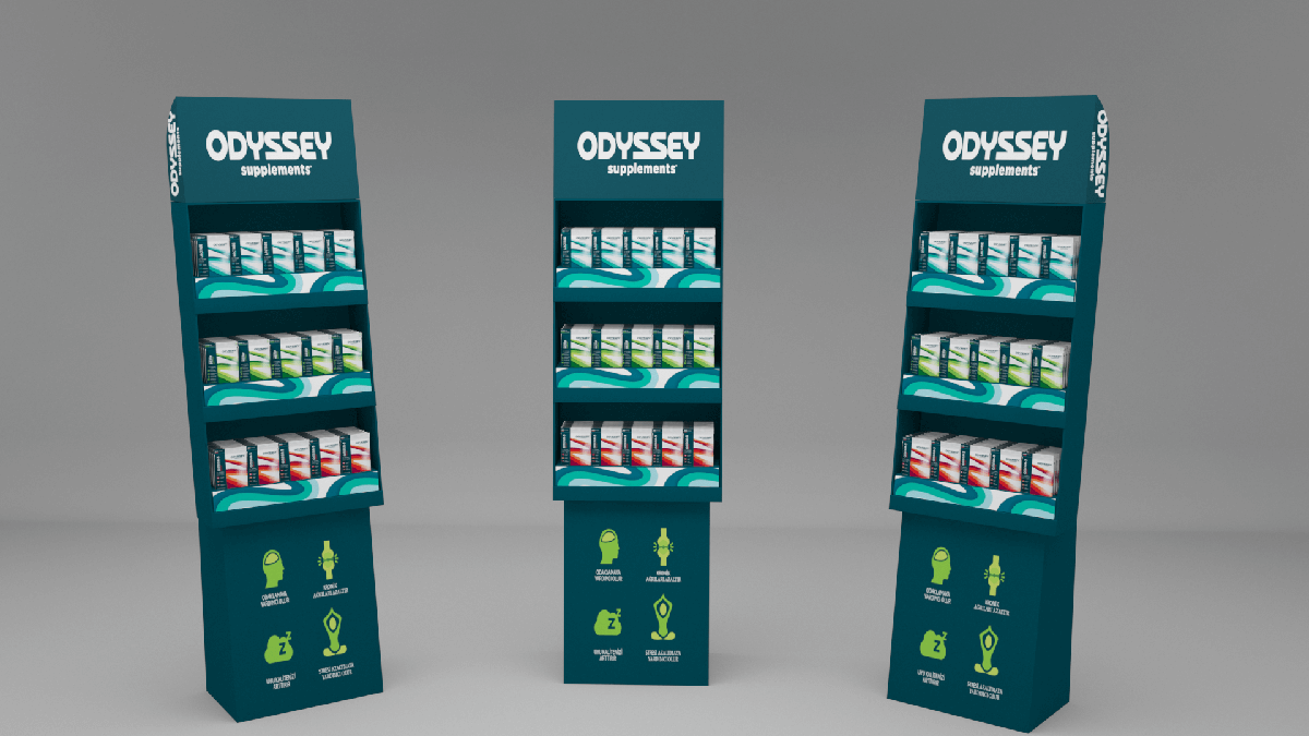 Medium-Sized Cardboard Stands