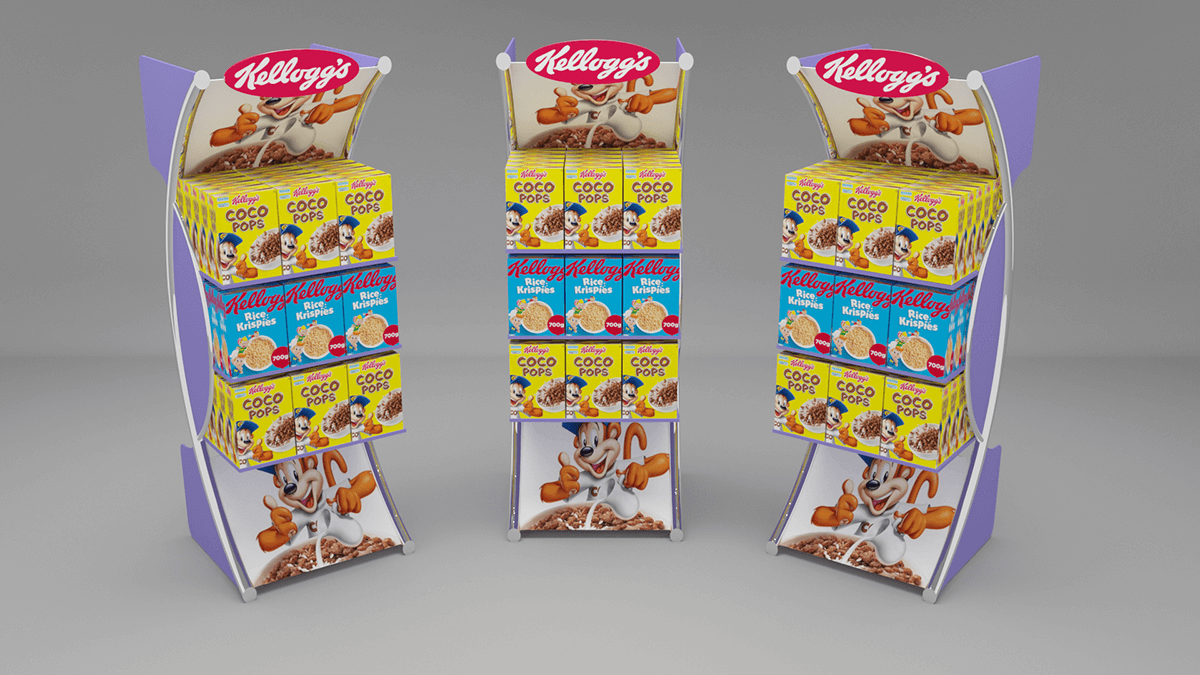 Orta Alan Metal Stand